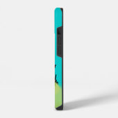 kid lion aqua yellow iphone caseという名前を付けます。 iPhoneケース (左側面)