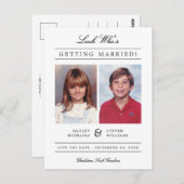 Kid Photo日付の保存 | ヘビーホワイト ポストカード (正面/裏面)