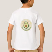 Kid Tシャツは「Holy Guacamole」をデザイン。 Tシャツ (裏面)