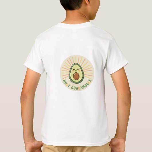 Kid T Shirt designed "Holy Guacamole". Tシャツ (裏面)
