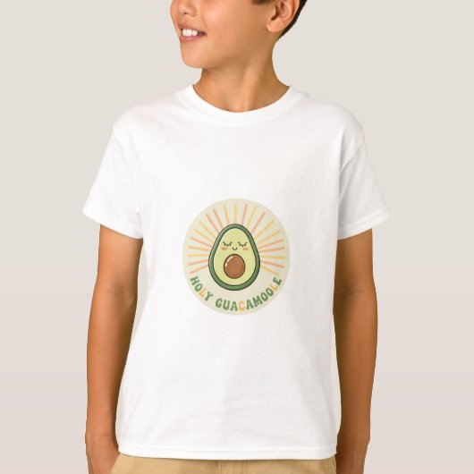 Kid T Shirt designed "Holy Guacamole". Tシャツ (正面)