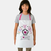 Kid "Tickle the Chef Iハート料理"エプロン、ピンク エプロン (インサイチュ)