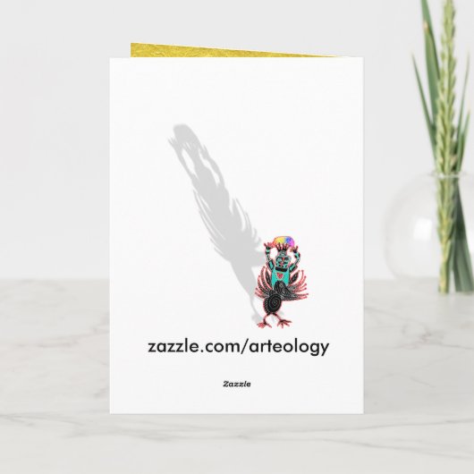 kidchinaの挨拶 カード (裏面)