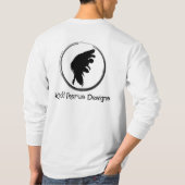 Kidd IkarusはLongsleeveを設計します Tシャツ (裏面)