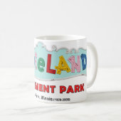 Kiddieland Melrose Park, IL,文字標識 コーヒーマグカップ (正面右)