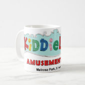 Kiddieland Melrose Park, IL,文字標識 コーヒーマグカップ (正面左)