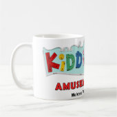 Kiddieland Melrose Park, IL,文字標識 コーヒーマグカップ (左)