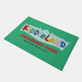 Kiddieland Melrose Park, IL,文字標識 ドアマット (アングル)