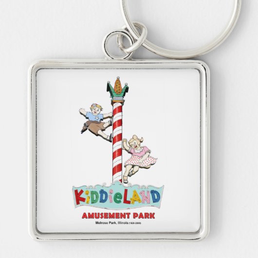 Kiddieland Melrose Park, IL, Pole Sign キーホルダー (正面)