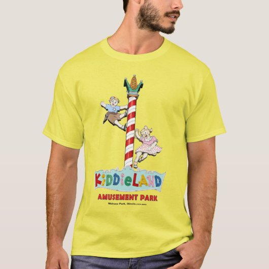 Kiddieland Melrose Park, IL, Pole Sign Tシャツ (正面)