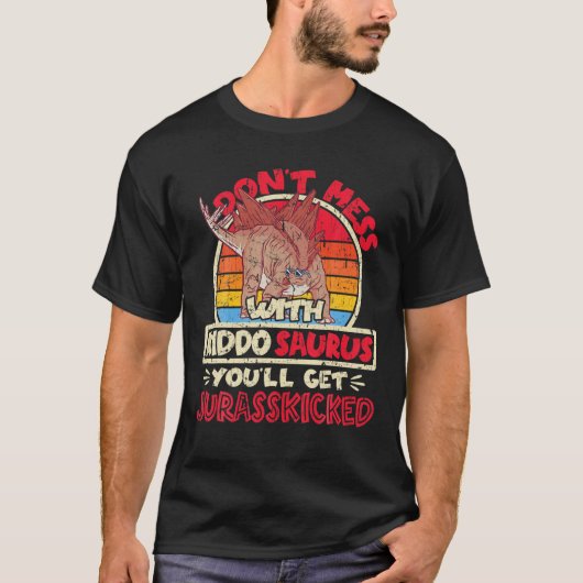 Kiddo Saurus I Jurassskit I Stegを台無しにしない Tシャツ (正面)