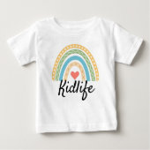 kidlife t-shirt to make a couple with mum ベビーTシャツ (正面)