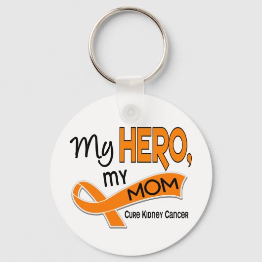 Kidney Cancer MY HERO MY MOM 42 キーホルダー (正面)