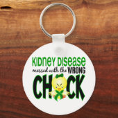 Kidney Disease Messed With The Wrong Chick キーホルダー (正面)