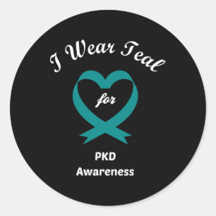 Kidney Disease Pkd Awareness Support ラウンドシール
