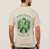 Kidney Disease Warrior – Fighter T-Shirt Tシャツ (裏面)