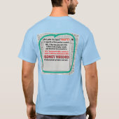 Kidney Needed Newspaper Ad On Back Tシャツ (裏面)