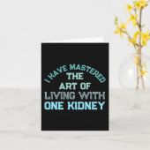 Kidney Organ Donor Transplant Dialysis Kidney Dise カード (黄色い花)