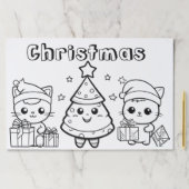 KIdsクリスマスカラーリング ペーパーパッド (インサイチュ)