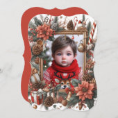 KIDSクリスマスグリーティングカード (正面/裏面)