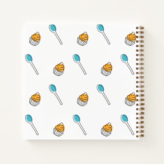 Kidsパーソナライズされた Cookbook （写真の追加） ノートブック (裏面)