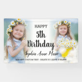 Kids写真パーソナライズされたコラージュAny Age誕生日 横断幕 (横)