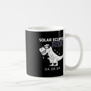 Kids 太陽の Eclipse Tレックス04.08.2024 DinoおもしろいToddl コーヒーマグカップ