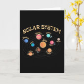 Kids 太陽の System Planets Knowledge Outer Space カード (黄色い花)