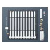 KIDS 読LISTメモ帳 ノートパッド (正面)