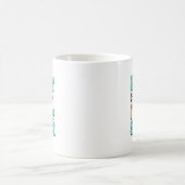 Kids 100日の学校の数式先生Scho コーヒーマグカップ (中央)