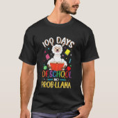 Kids 100 Days Of School No Prob-llama Llama Teache Tシャツ (正面)
