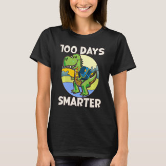 Kids 100 days smarter, Cute dino Happy 100th Day o Tシャツ