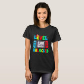 Kids 100 Th Of School Shirt Level 100 Schoooの日 Tシャツ (正面フル)