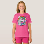 Kid's 1 Birthday Unicorn Rainbow Today I'm One Tシャツ<br><div class="desc">お子さんに歳を見せてやれこの可愛いTシャツは「今日は私が一つだ」と言う。 家族や友人がこの愛らしいデザインから宝を得る。</div>