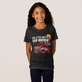 Kids 2 Year Old Race Car Birthday Shirt 2nd Racing Tシャツ (正面フル)