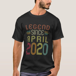 Kids 2 Years Old Gifts - Legend Since April 2020 2 Tシャツ
