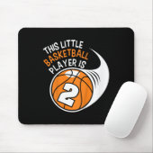 Kids 2nd Birthday Boys Bysketbyll Sport 2 Year Old マウスパッド (マウス)