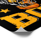 Kids 3rd Third 3 Three Year Happy Birthday Boy Bys ポスター (角)