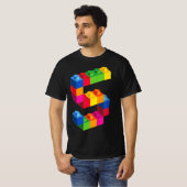 Kids 5 Year Old Building Blocks Birthday  Bricks 5 Tシャツ (正面フル)