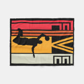 Kids 5th Birthday Bysketbyll Lover Gift 5 Years Ol フリースブランケット (正面(横))