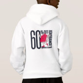 Kids 60%Off Ignorance Bookworm Pullover Hoodie (裏面)