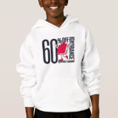 Kids 60%Off Ignorance Bookworm Pullover Hoodie (正面)