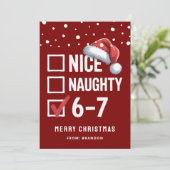 Kids 67 Classroom 6-7 Meme Christmas シーズンカード (スタンド正面)