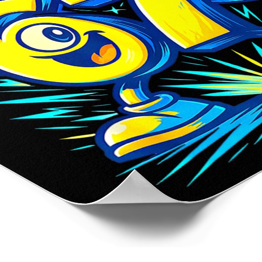 Kids 67 Six Seven Italian Brainrot 6 7 Funny Meme  ポスター (角)