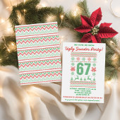 Kids' 67 Ugly Sweater Holiday Party 招待状