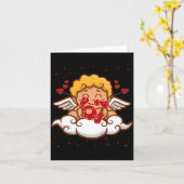 Kids 6 7 Meme Six Seven Cud 67 Valentines Day Todd カード (黄色い花)