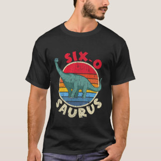 Kids 6Th Birthday Six O Saurus I Brachiosaurus I F Tシャツ
