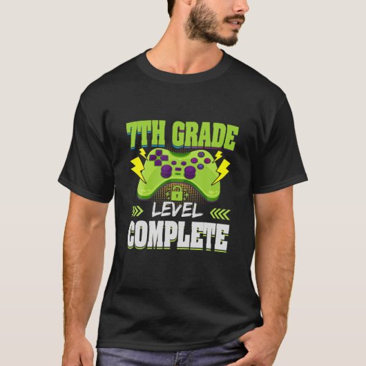 Kids 7Th Grade Level卒業クラス Tシャツ (正面)