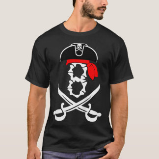 Kids 8 Year Old 8th Pirate Sword Birthday Party Th Tシャツ