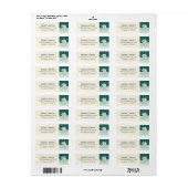 Kids Adress Labels with Big Wave ラベル (フルシート)